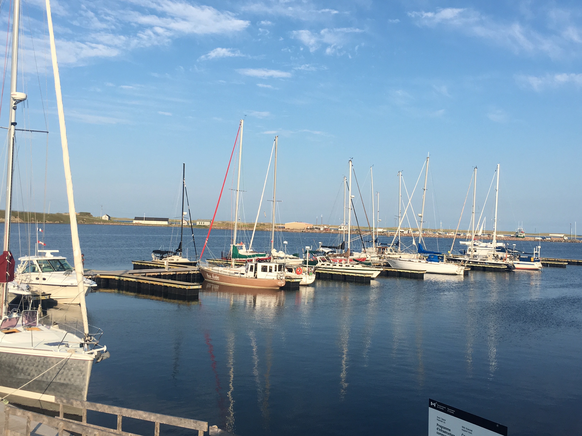 Nouveau ponton Marina Havre Aubert CFIM