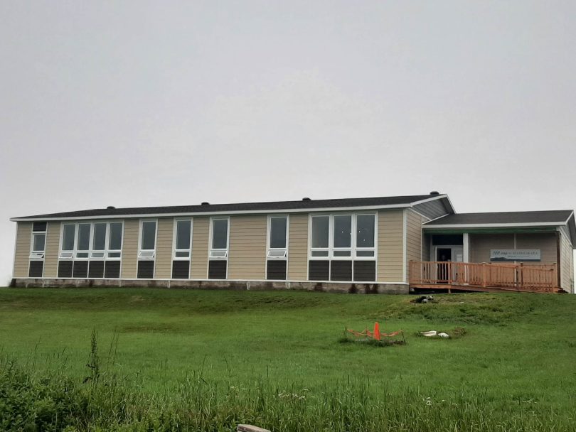 Île d'Entrée inauguration de la salle multifonctionnelle en grande